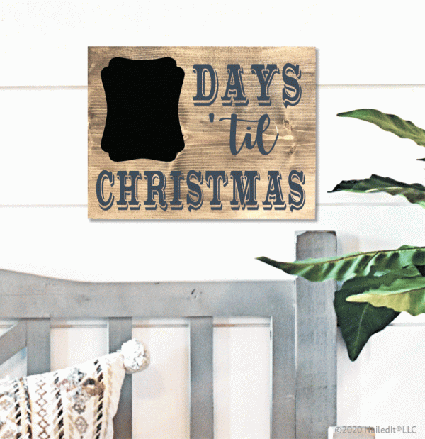 1001 Days til Christmas Chalkboard