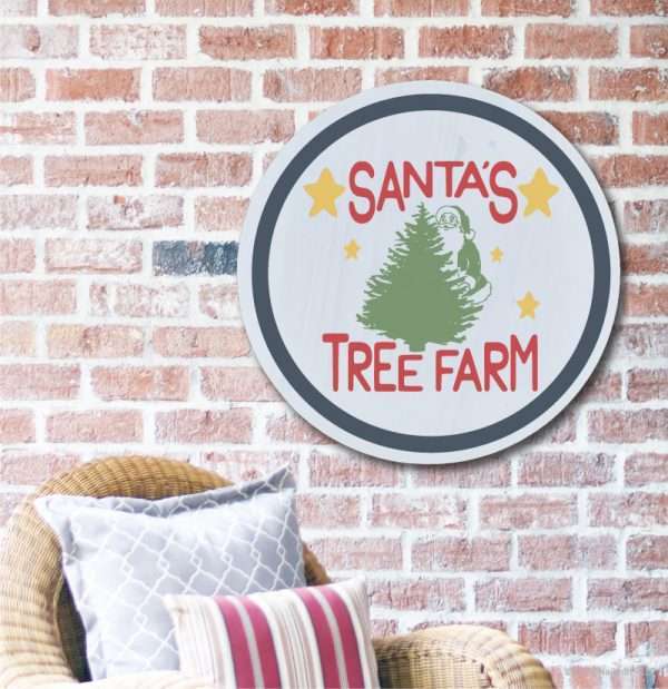 1005 Santa's Tree Farm Round