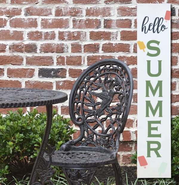 3030 Porch Hello Summer Porch Plank