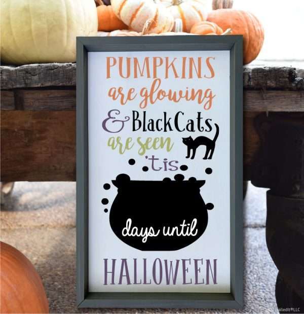 4017 Halloween Countdown Chalkboard