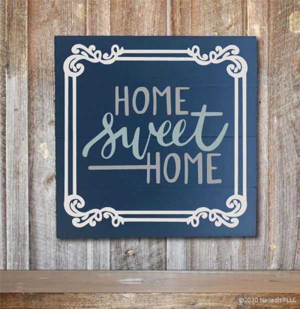 5035 Home Sweet Home with Square Frame