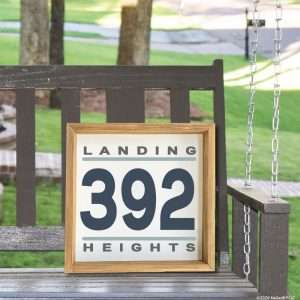 5057 House Number Modern Split