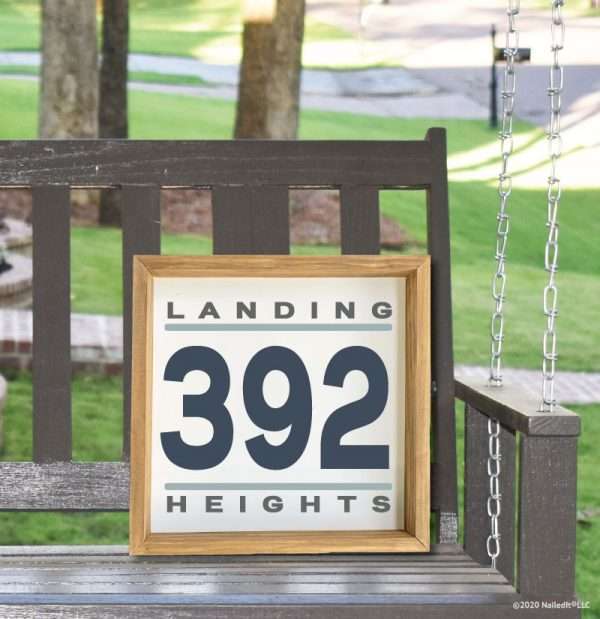 5057 House Number Modern Split