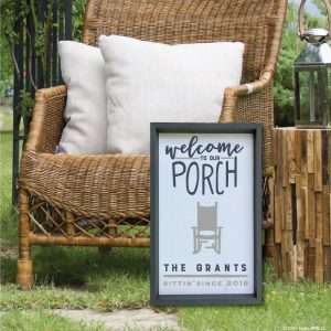 5079 Welcome to our Porch Rocking Chair