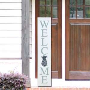 5127 Welcome Home Vertical w/ Pineapple Porch Plank