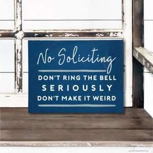 5130 No Soliciting