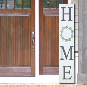 5145 Wreath Home Vertical Porch Plank
