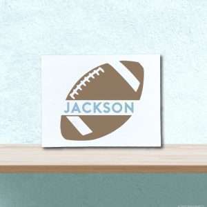6012 Football Image with Name