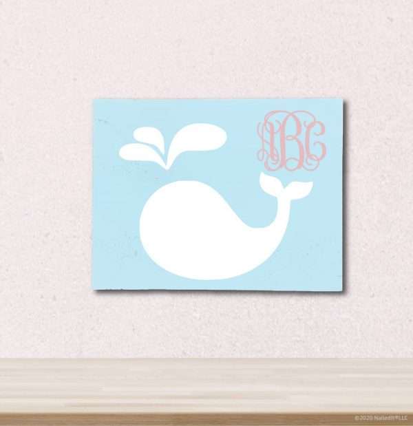 6035 Whale Splash Interlocking Monogram