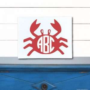 6040 Crab Monogram