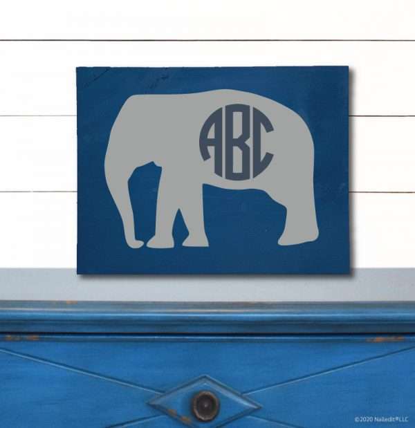 6045 Elephant Monogram