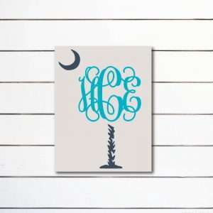 6050 Palmetto Monogram