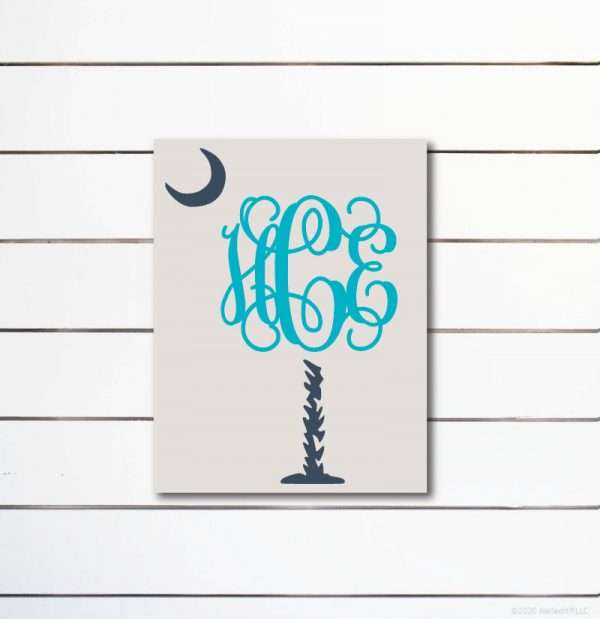 6050 Palmetto Monogram