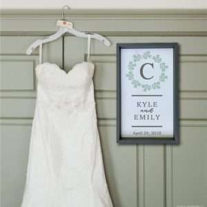 7012 Wedding Wreath with Names