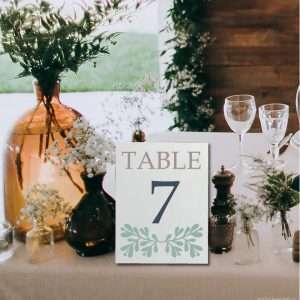 7020 Table Number Print