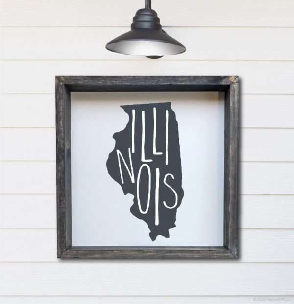 8121 Illinois State w/ Words