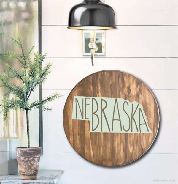 8261 Nebraska State w/ Words