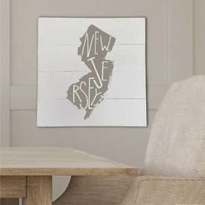8291 New Jersey State w/ Words