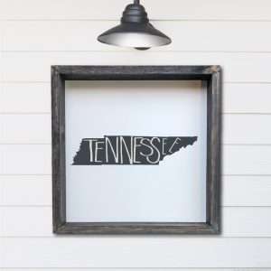 8411 Tennessee State w/ Words