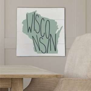 8481 Wisconsin State w/ Words