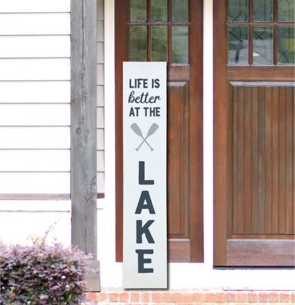 LD117 Life is Better at the Lake Porch Plank