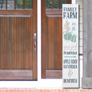 4035 Family Farm Pumpkin Porch Plank