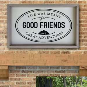 5081 Good Friends Oval Frame