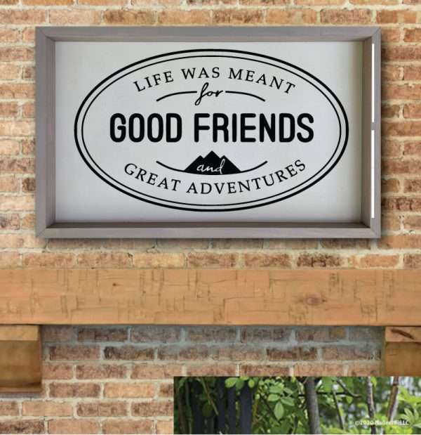 5081 Good Friends Oval Frame