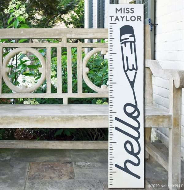 5134 Teacher Hello Porch Plank