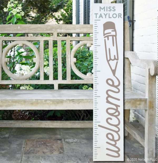 5136 Teacher Welcome Porch Plank