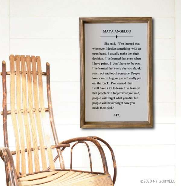 5140 Maya Angelou Book Quote