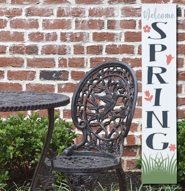 2036 Hello Spring Porch Plank