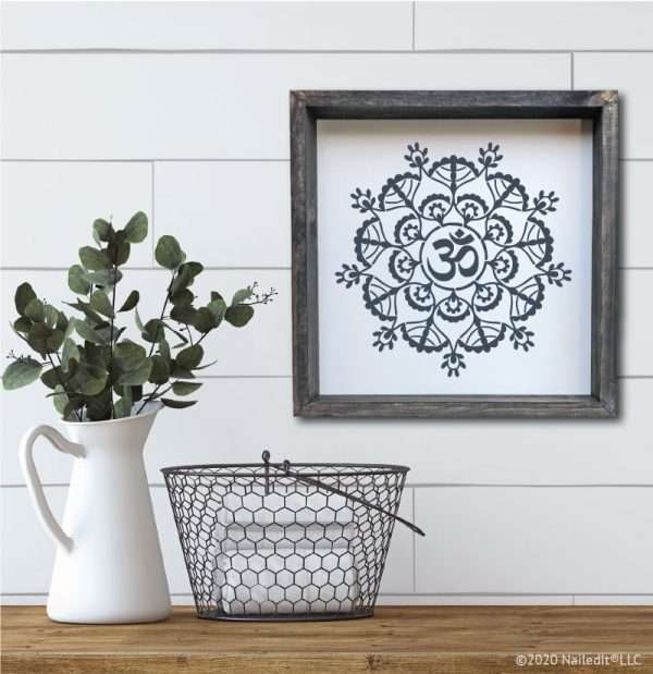 5163 Om Peacock Mandala