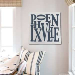 LC1801 Phoenixville Funky Letters