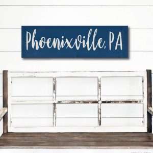 LC1806 Phoenixville City Name Script