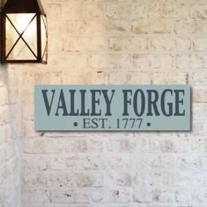LC1807 Valley Forge City Name Print