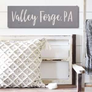 LC1815 Valley Forge City Name Script