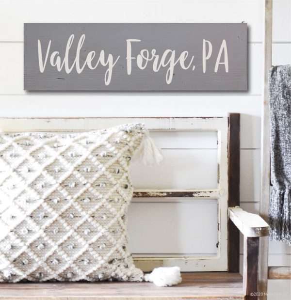 LC1815 Valley Forge City Name Script