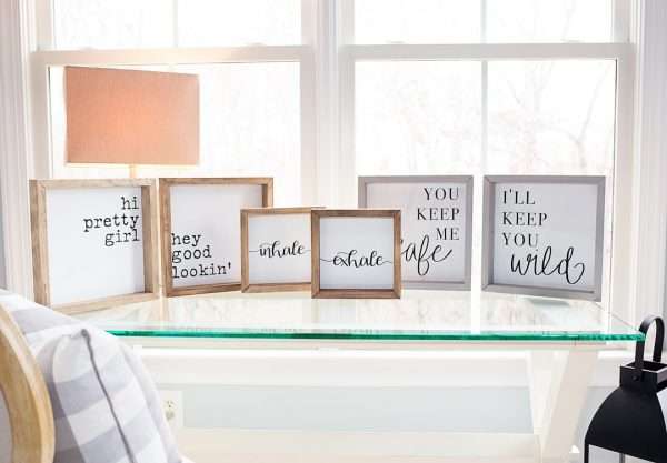 SP140 9"x9" Set of Two Signs