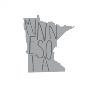 8221 Minnesota State w/ Words