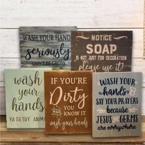 SP153 Wash Your Hands 9"x12"