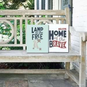 TM122 Patriotic Family 9"x12"