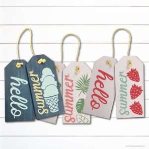 TM138 Hello Summer Door Tags