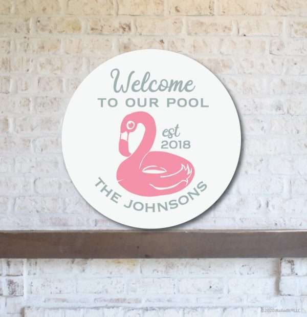 3073 Welcome to the Pool Float