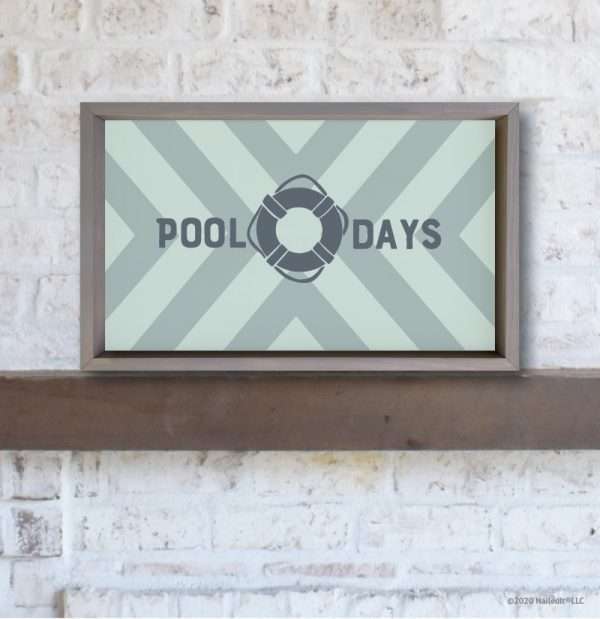3075 Chevron Pattern Pool Days