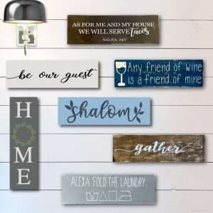 TM151 Welcome Home 18" Plank