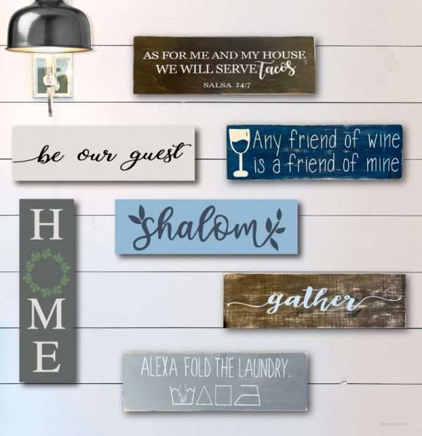 TM151 Welcome Home 18" Plank