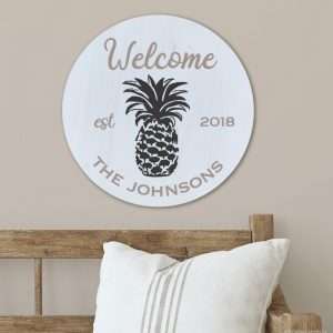 5354 Welcome Sign (Interchangeable Seasonal Artwork)