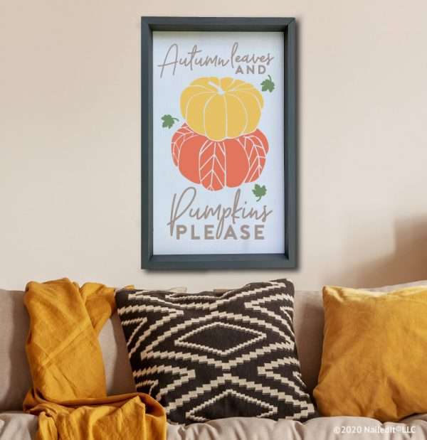 4047 Autumn Leaves Pumpkins Please