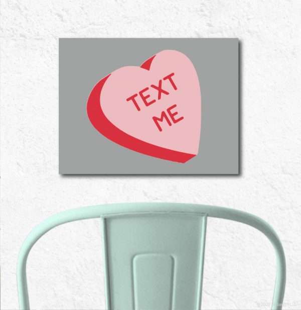 6083 Text Me Heart